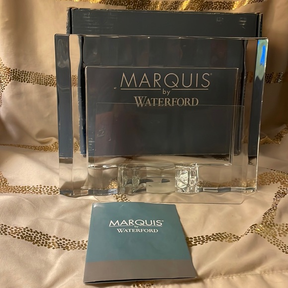 Waterford Crystal Accents Leaded Crystal Marquis By Waterford Frame